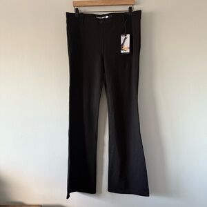 Betabrand Classic DPYP Dress Pant Yoga Pant Bootcut Womens XL Black Office